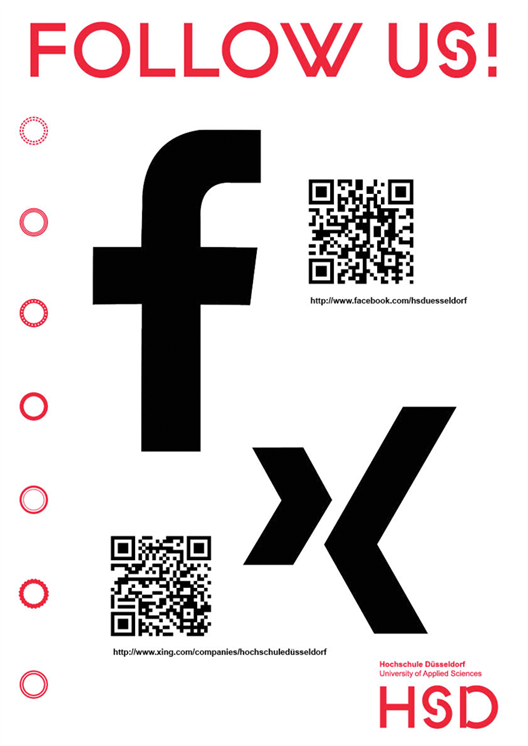 Dieses Bild zeigt das Facebook Logo, ein kleingeschriebenes "F" und das XING Logo, ein "X".